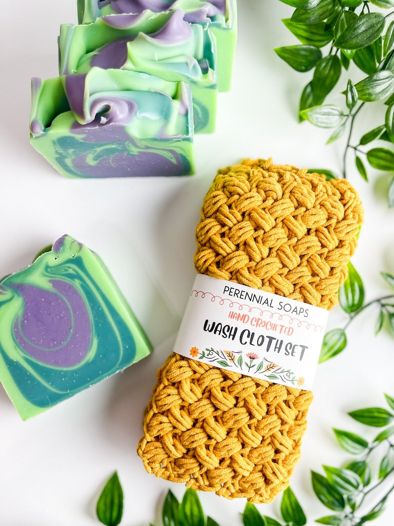 Spa Washcloth Set - Hand Crocheted