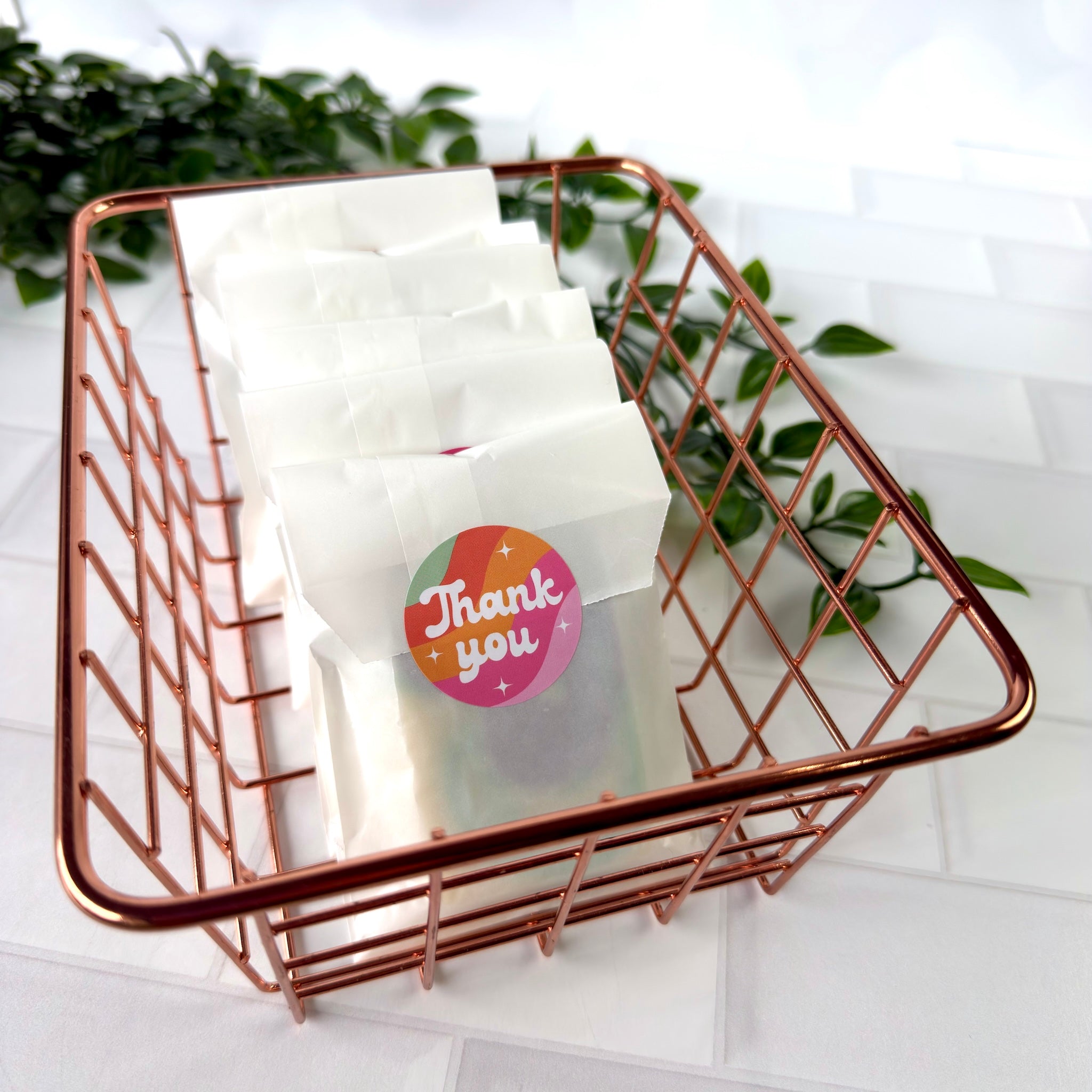 Mini Soap Favors - 6 Bars Wrapped & Stickered