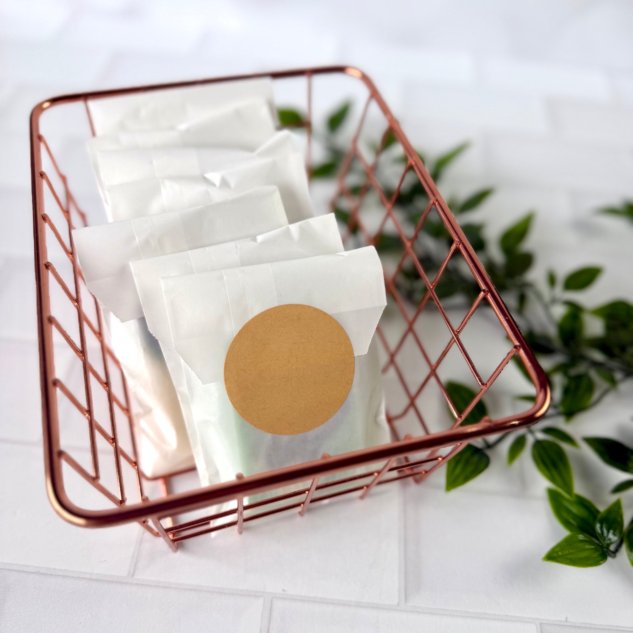 Mini Soap Favors - 6 Bars Wrapped & Stickered