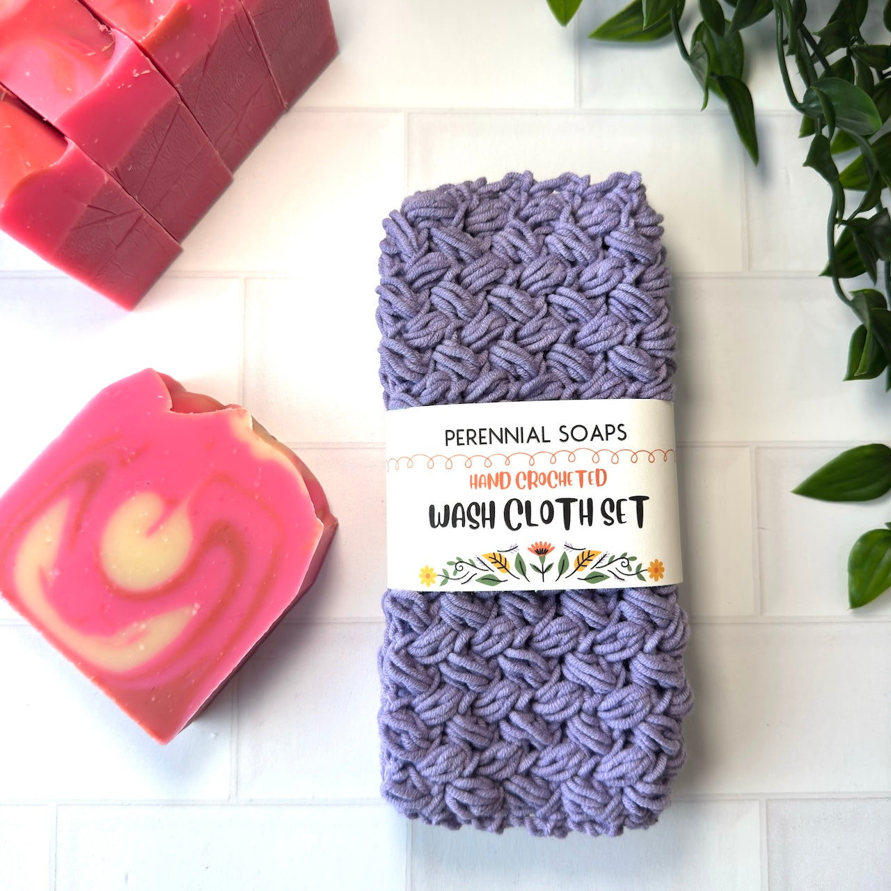 Spa Washcloth Set - Hand Crocheted