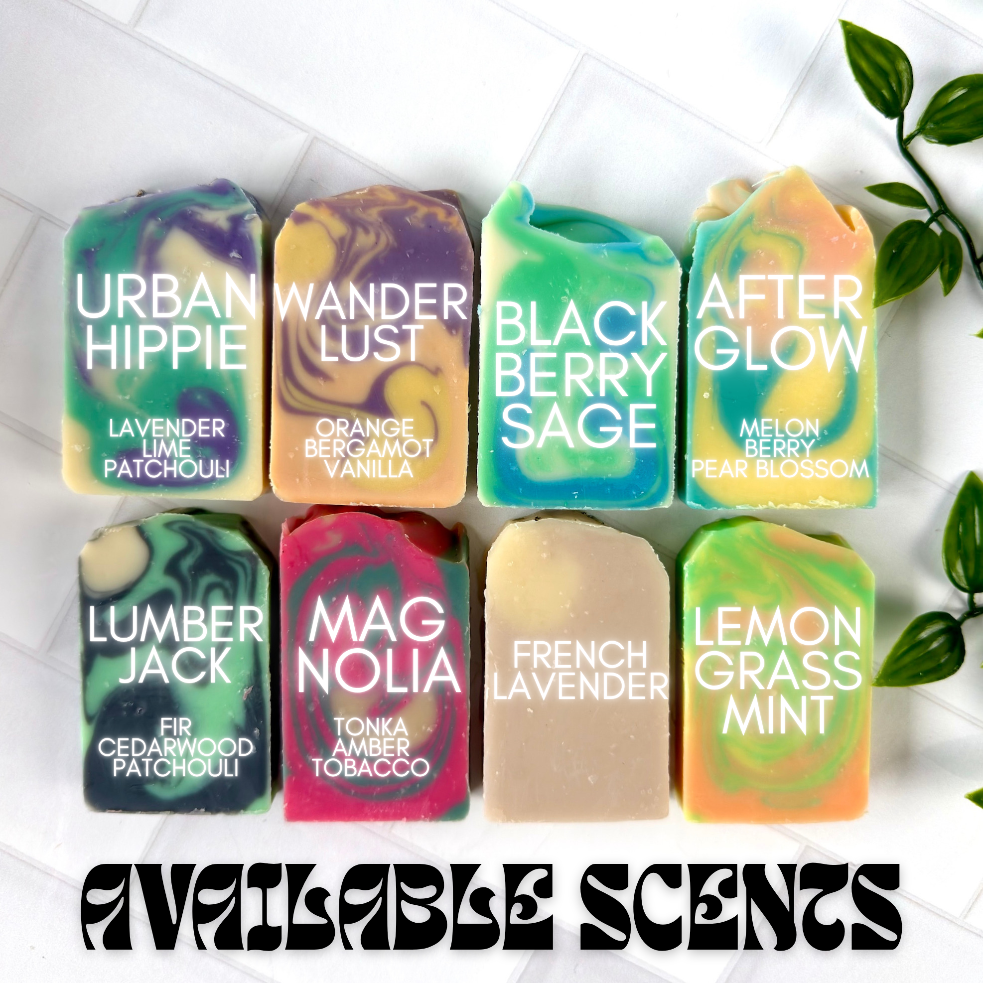 Mini Soap Favors - 6 Bars Wrapped & Stickered